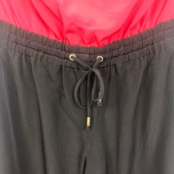 EXPRESS | Strapless Jumpsuit Red Black New Small - Picture 3 of 5